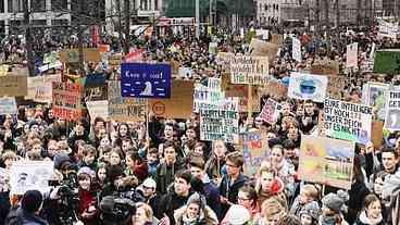 Estudantes planejam marchas pelo clima em 1,3 mil cidades